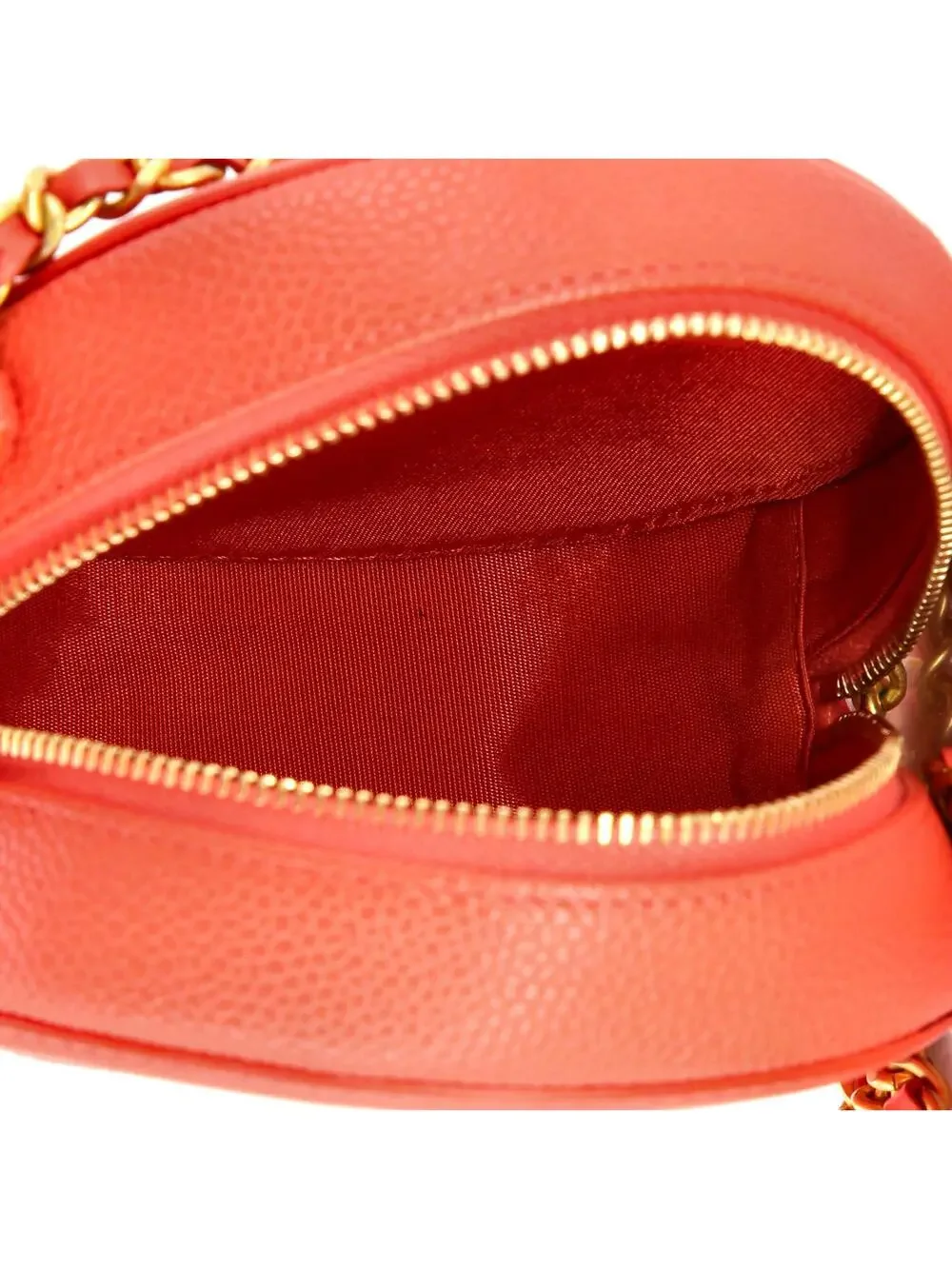 Chanel Filigree Round Clutch With Chain #287681C26B